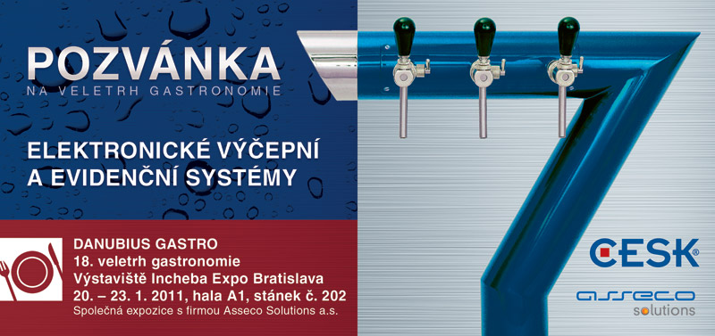 Pozvánka na veletrh Danubius Gastro 2011