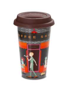 keramický hrnek na kávu DeLonghi COFFEE SHOP DLSC066