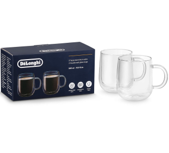 Skleněné hrnky s dvojitou stěnou DeLonghi DLSC327