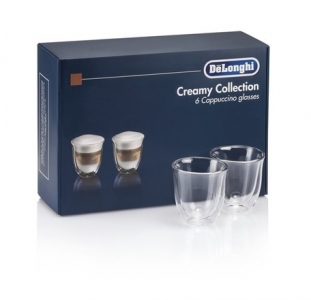 Sada sklenic DeLonghi cappuccino 6 kusů