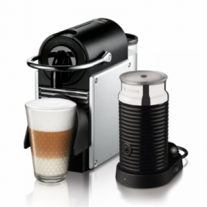 Kávovar NESPRESSO PIXIE EN125.S + Aerochino