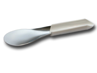 Špachtle na zmrzlinu s bílou rukojetí 20 cm